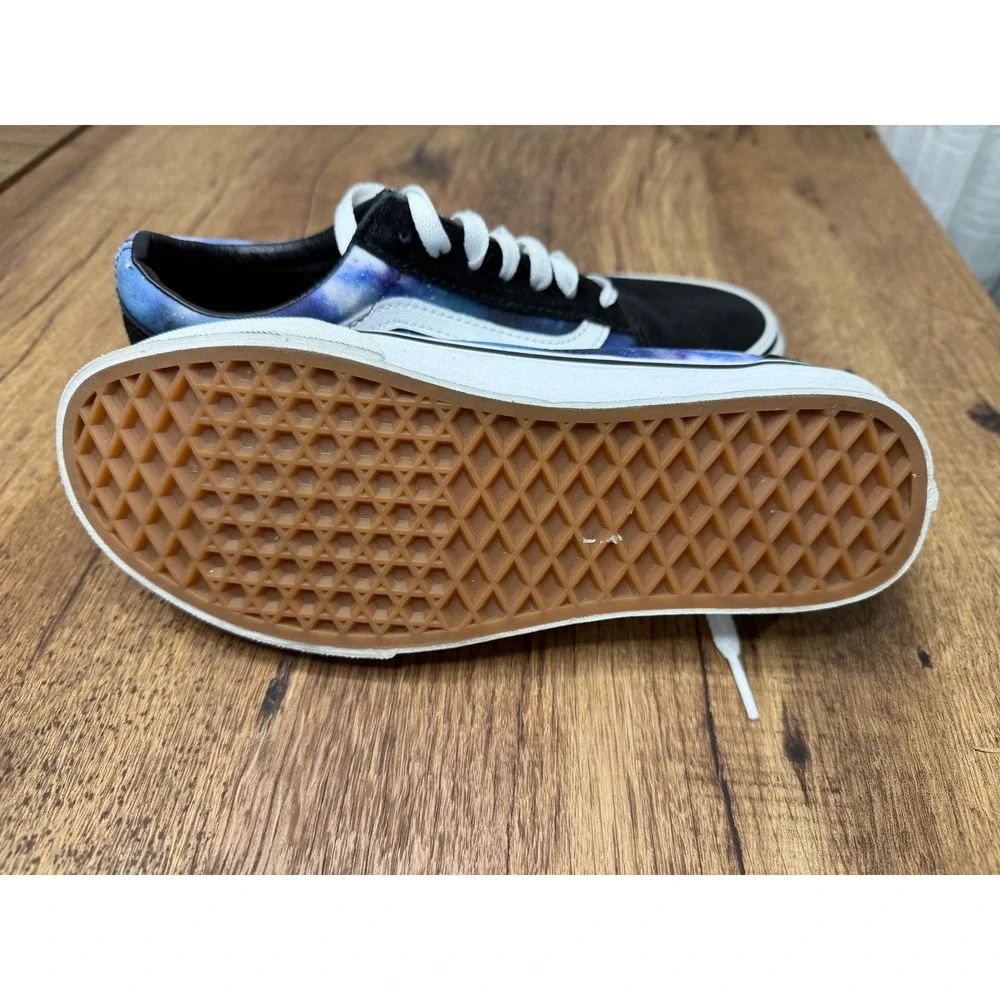 Vans Old Skool Galaxy Print Suede Canvas Lace Up Sneakers Women's Size‎ 7